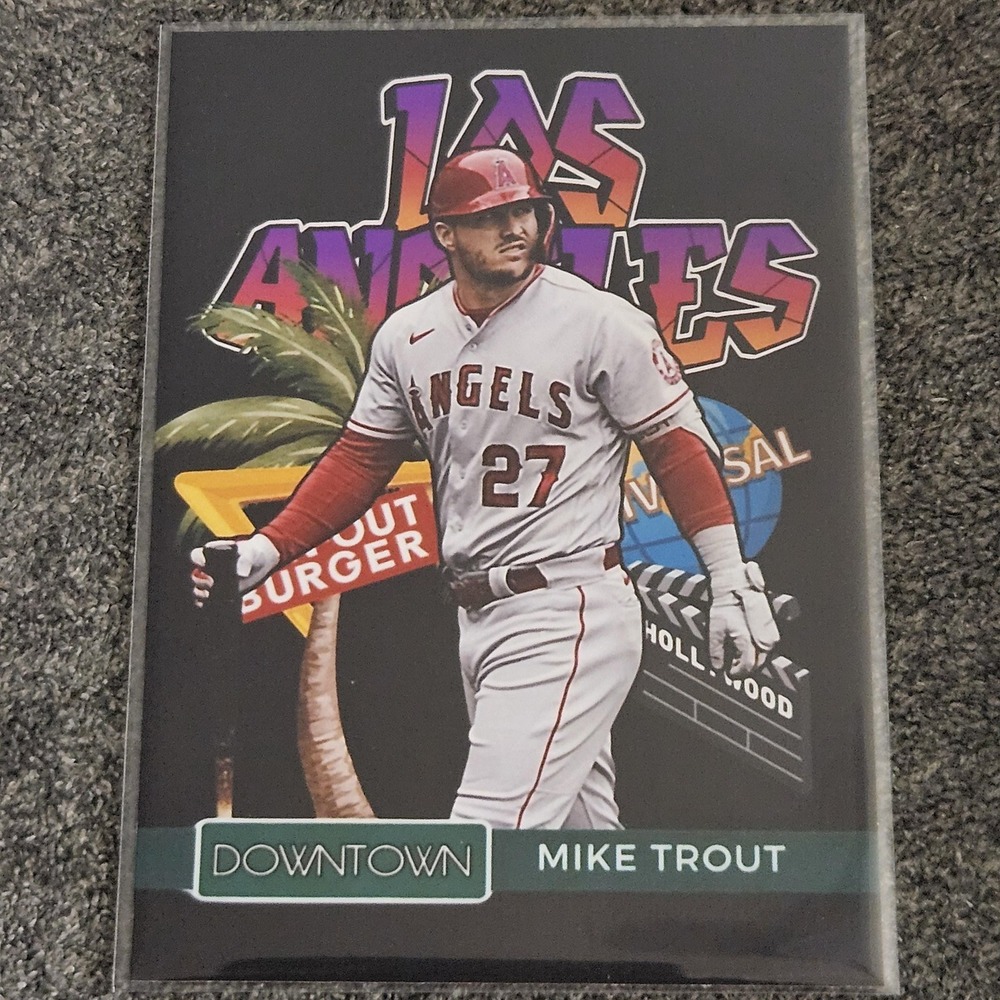 Mike Trout CUSTOM Baseball Card Los Angeles Angels